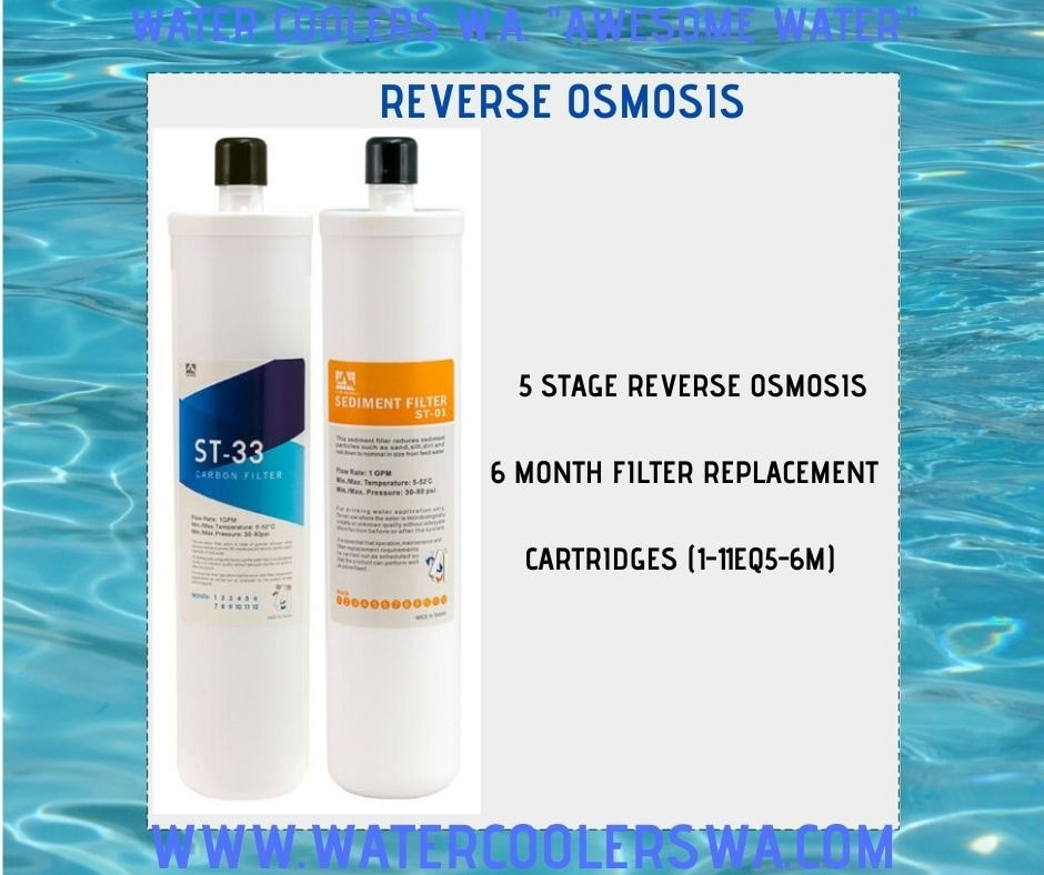 5 STAGE REVERSE OSMOSIS 6 MONTH FILTER REPLACEMENT CARTRIDGES (1-11EQ5-6M)